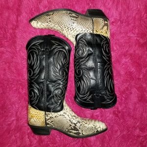 Python Cowboy Boots by Acme